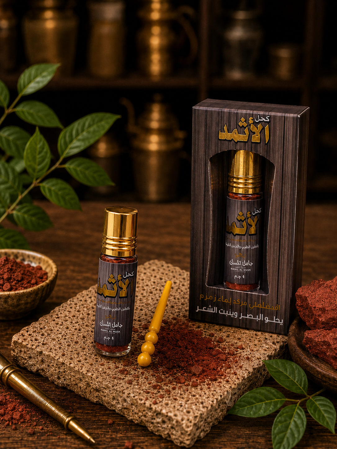 كحل الإثمد (الحجر الأحمر)